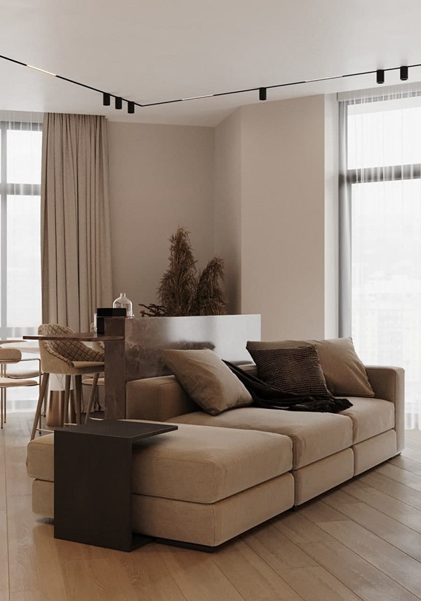 100㎡浅色系公寓 明亮舒适的现代感-10