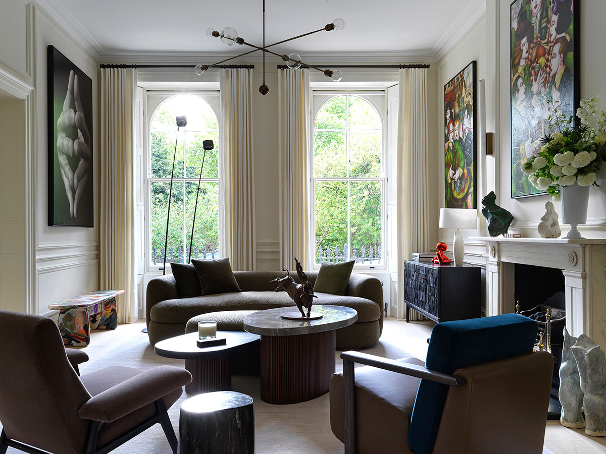 伦敦优雅新古典公寓设计-1