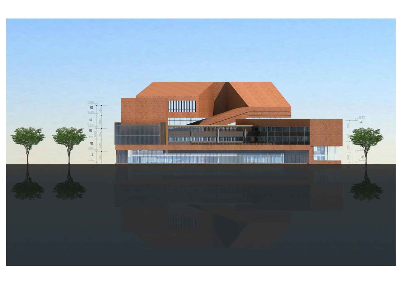 成都市金牛区图书馆及外化成中学 / 杜兹设计-107