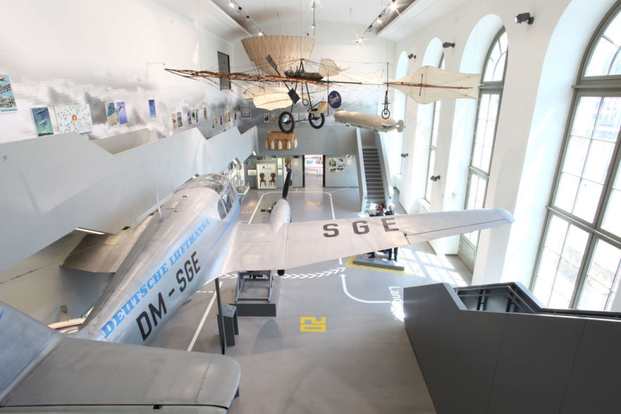德累斯顿交通博物馆航空常设展览改造丨德国德累斯顿-4