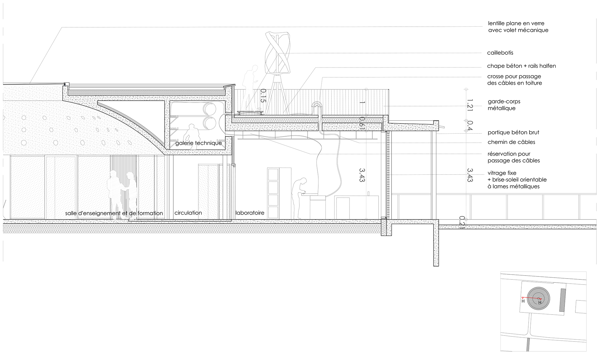 巴黎 SIRTA 大气研究观测站丨法国巴黎丨R architecture-47