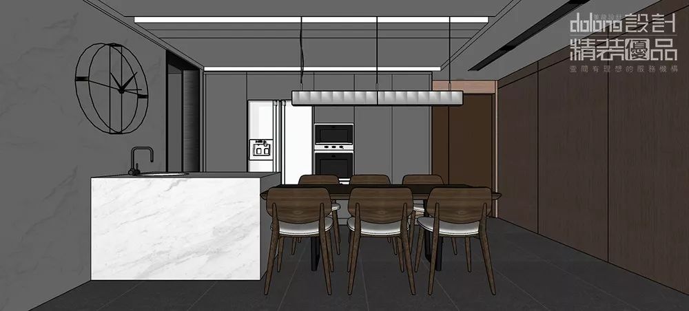 御湖仕家「空白格」 | 现代简约,开放式布局,餐厨一体-56