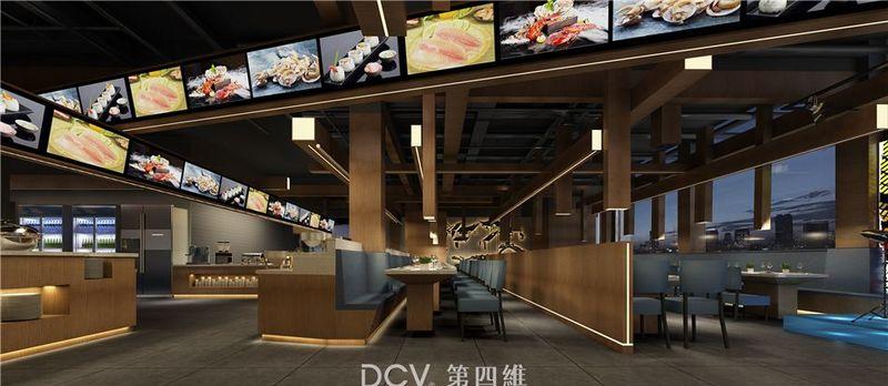 安康市味自在复合自助餐厅室内设计-13