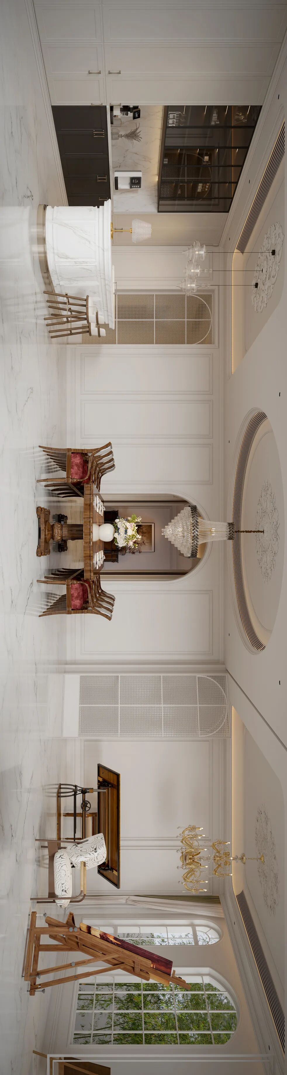 P.W.璞物设计丨时光凝萃的艺术·华章--纯净法式-97