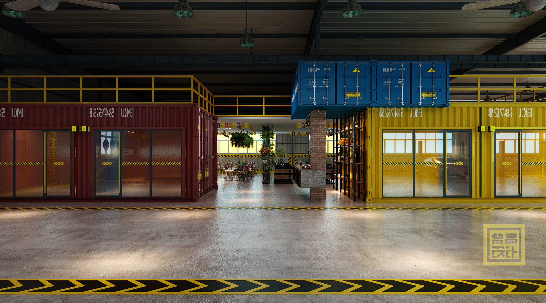 16 年工业风汽修俱乐部，演绎复古与时尚的完美结合-4