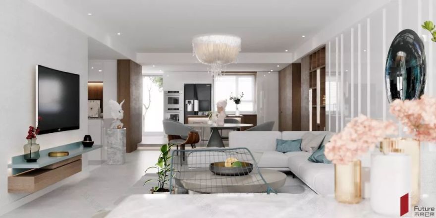 万科四季公园 260㎡四口之家,温馨生活空间-18