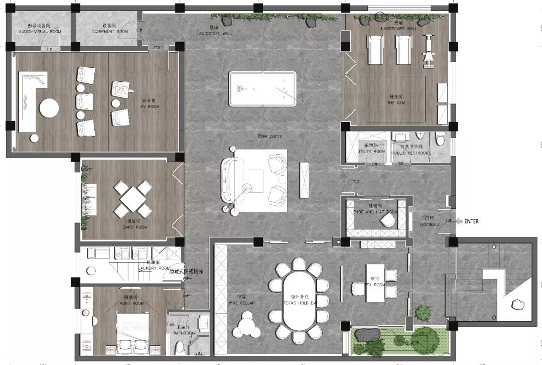 归真生活 | 温州 770㎡现代简约雅墅，沐光海棠-80
