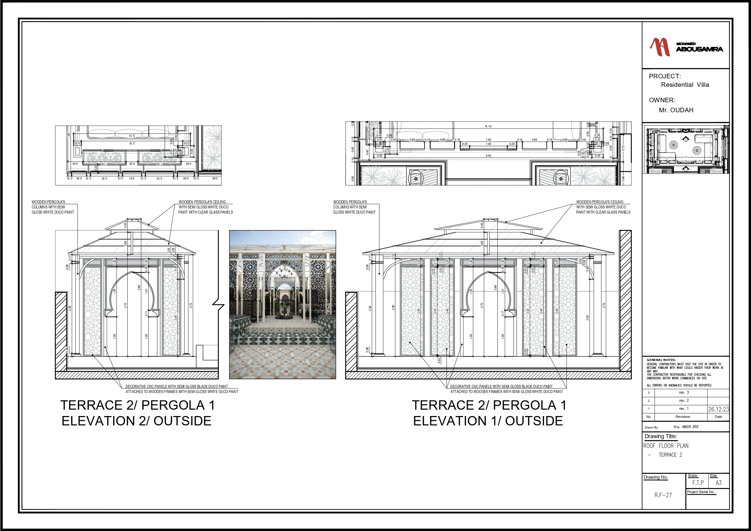 PRIVATE VILLA IN KSA, ROOF FLOOR-15