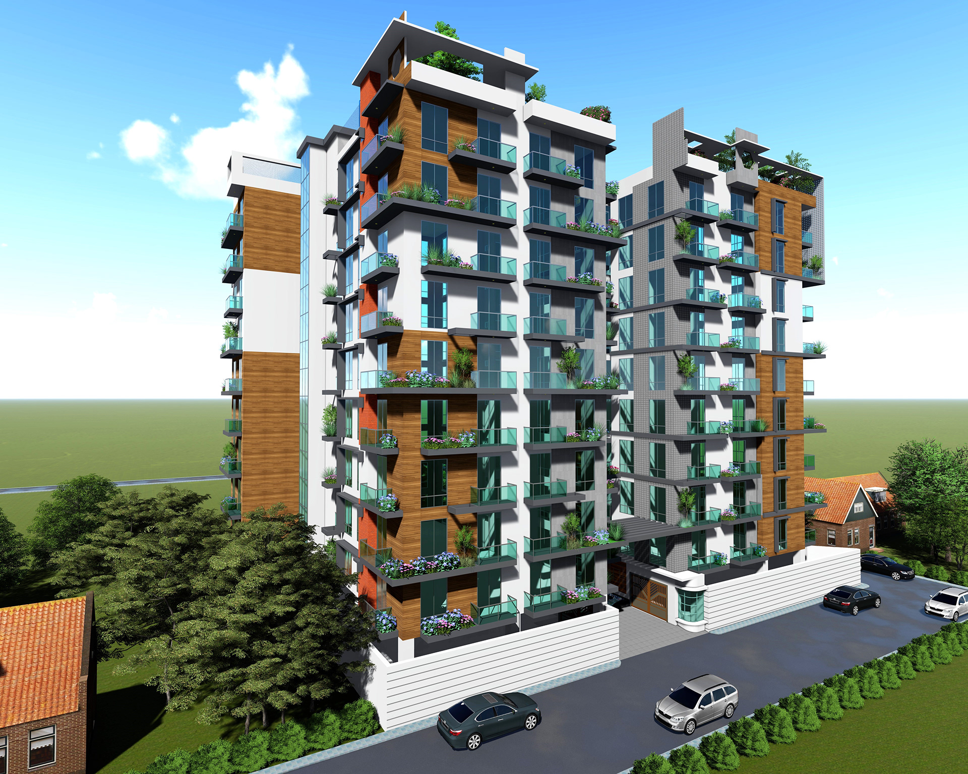 pallabi 地区 10 层建筑丨孟加拉国达卡-0