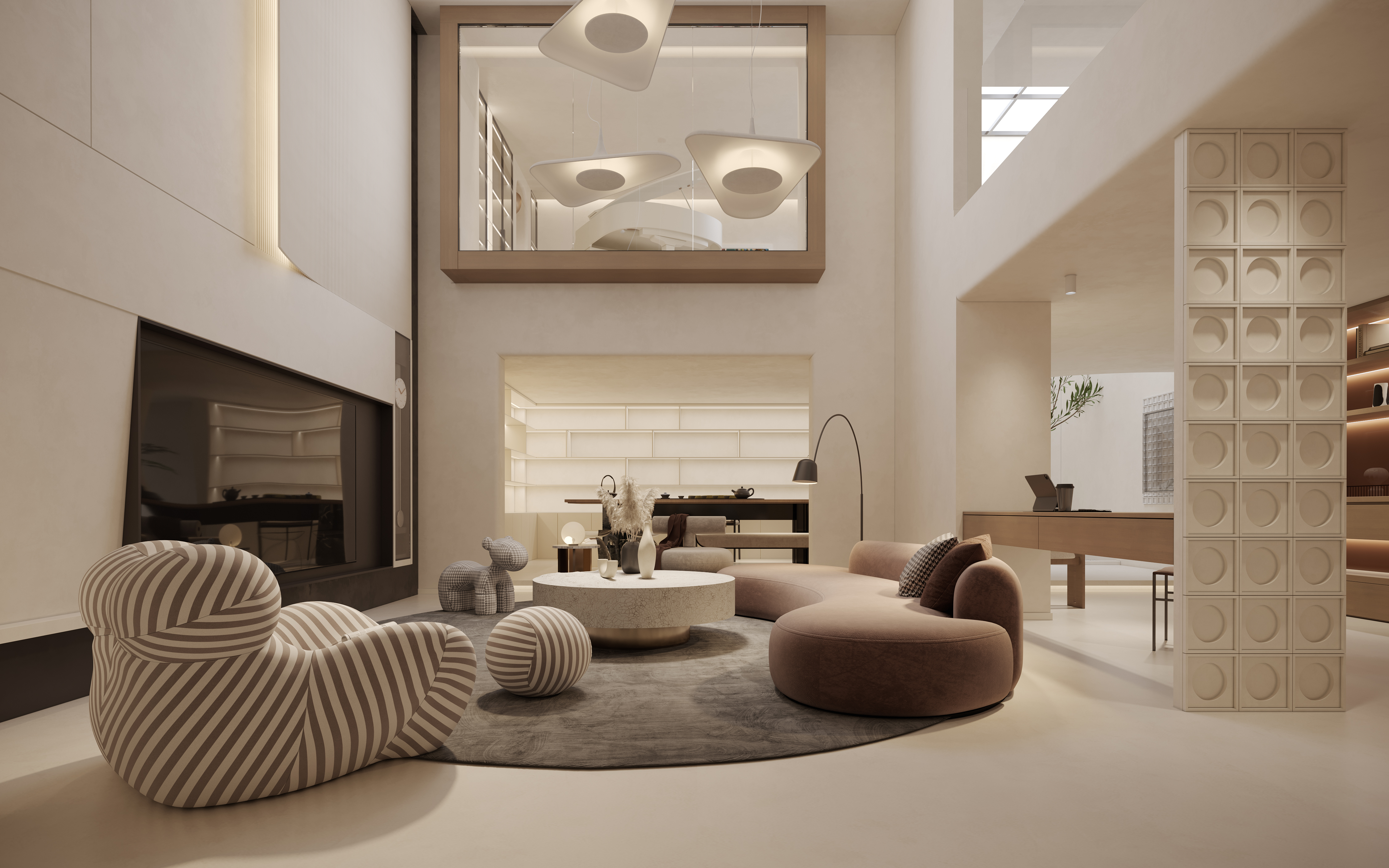 挑空别墅地下室-4