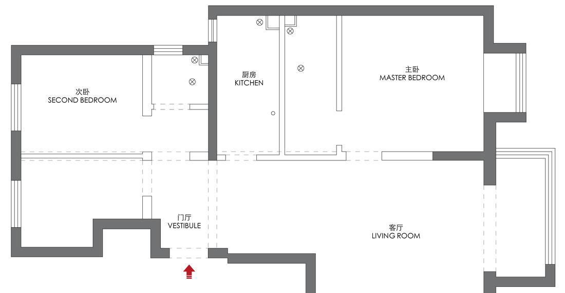 洄游动线客厅,多功能空间设计丨JORYA玖雅-8