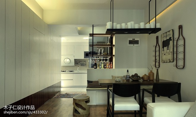 30万元样板间87平米装修案例（水榭春天  心窝）丨深圳木子仁室内设计事务所-16