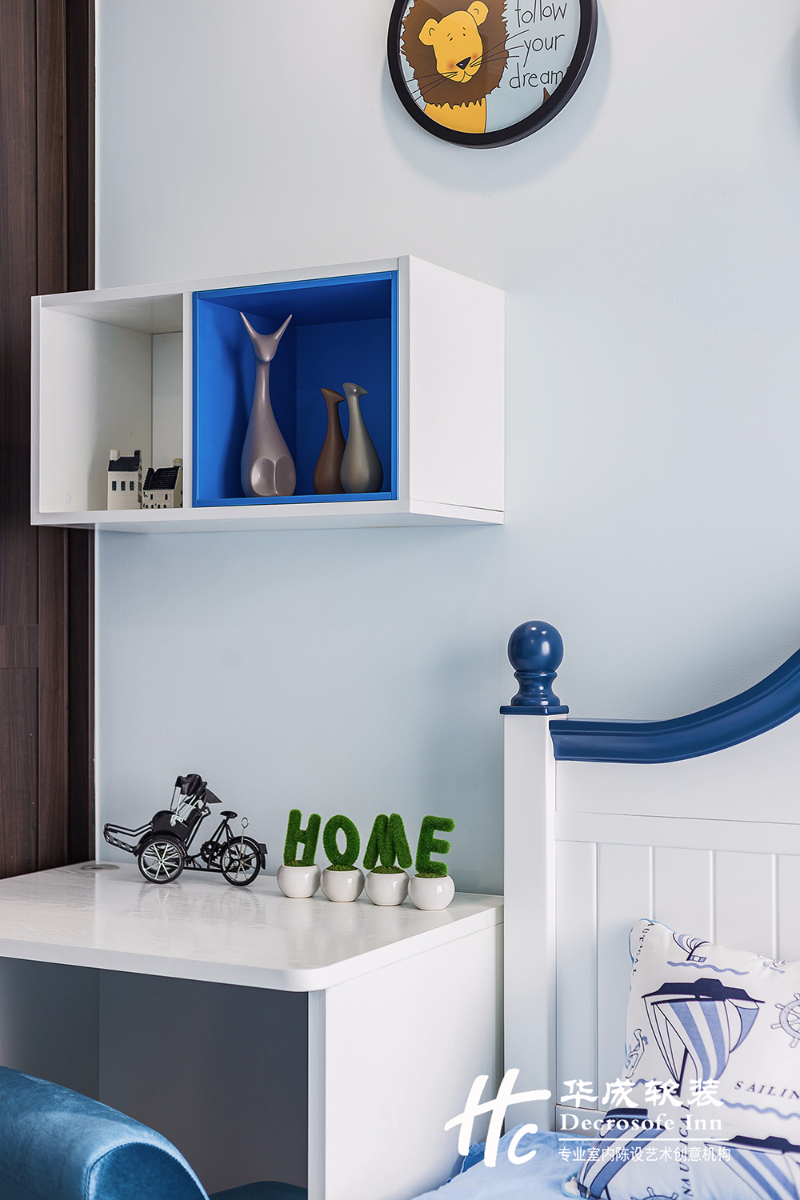 【华成美域设计】吉宝凌云峰阁136㎡ 北欧风-23