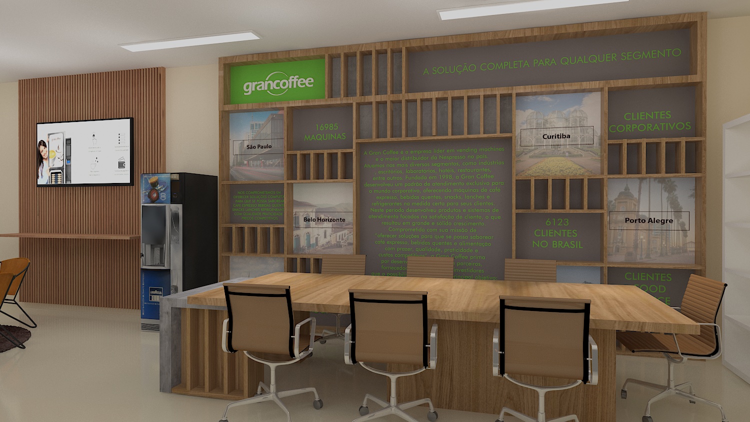 Ambientação para showroom Grancoffee-16