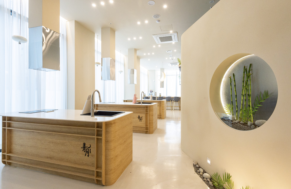 23 平米简约高雅的清新月洞穴工作室设计-3