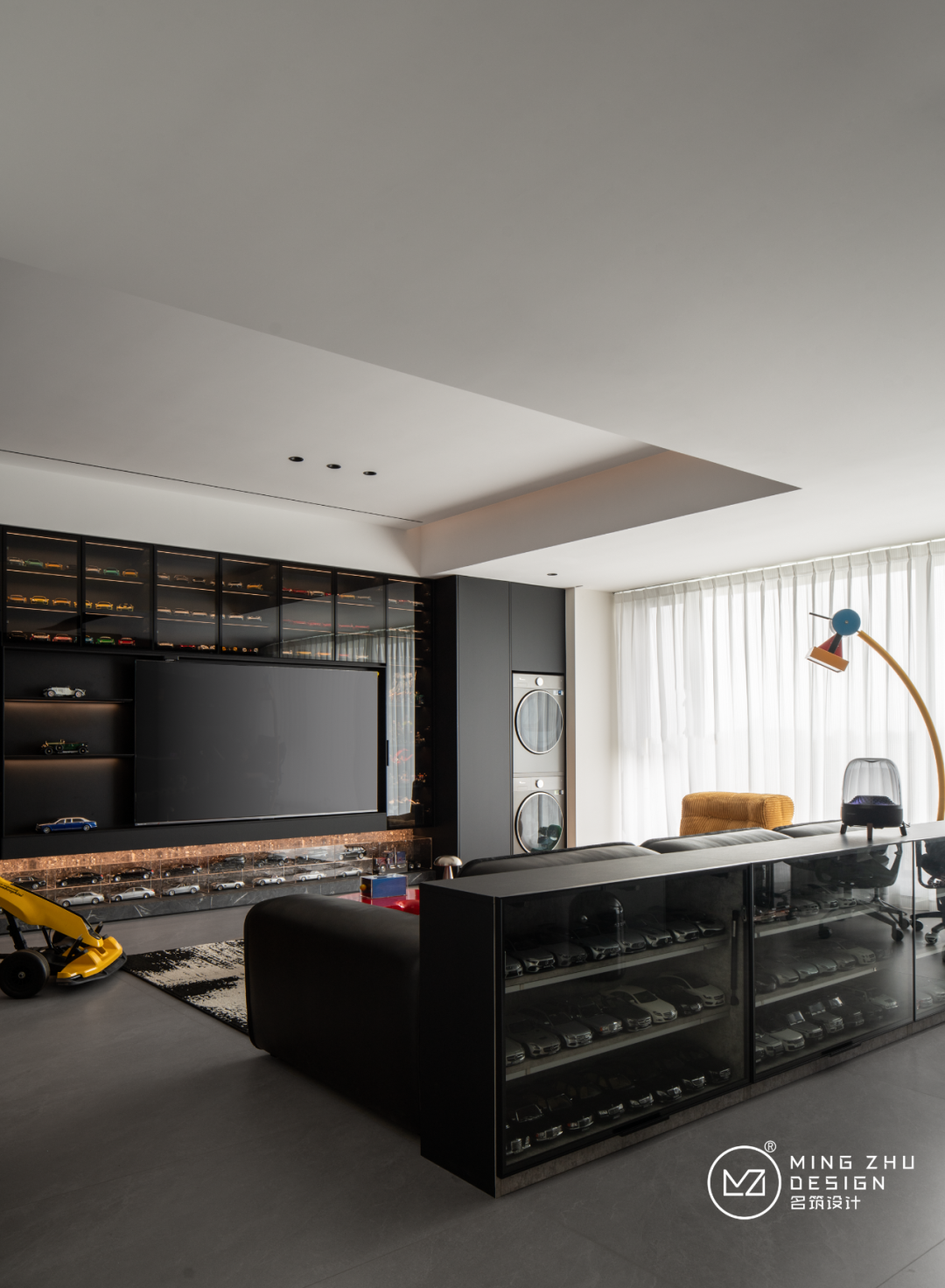 名筑设计实景l113m²属于年轻人的快乐屋。-35