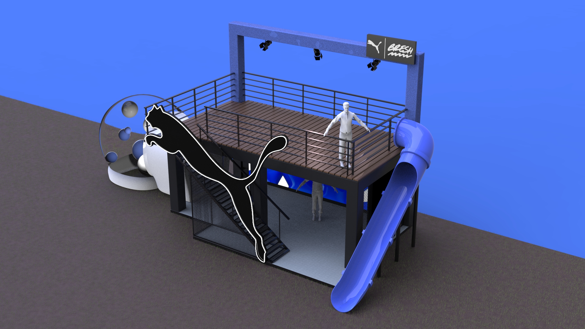 Puma 品牌广告展位设计丨阿根廷布宜诺斯艾利斯丨The Action Design Company（TADC）-5