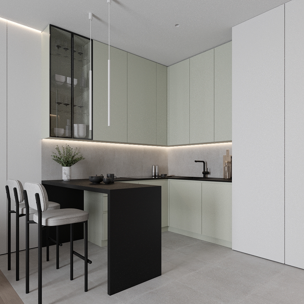 kitchen living room 20m-2