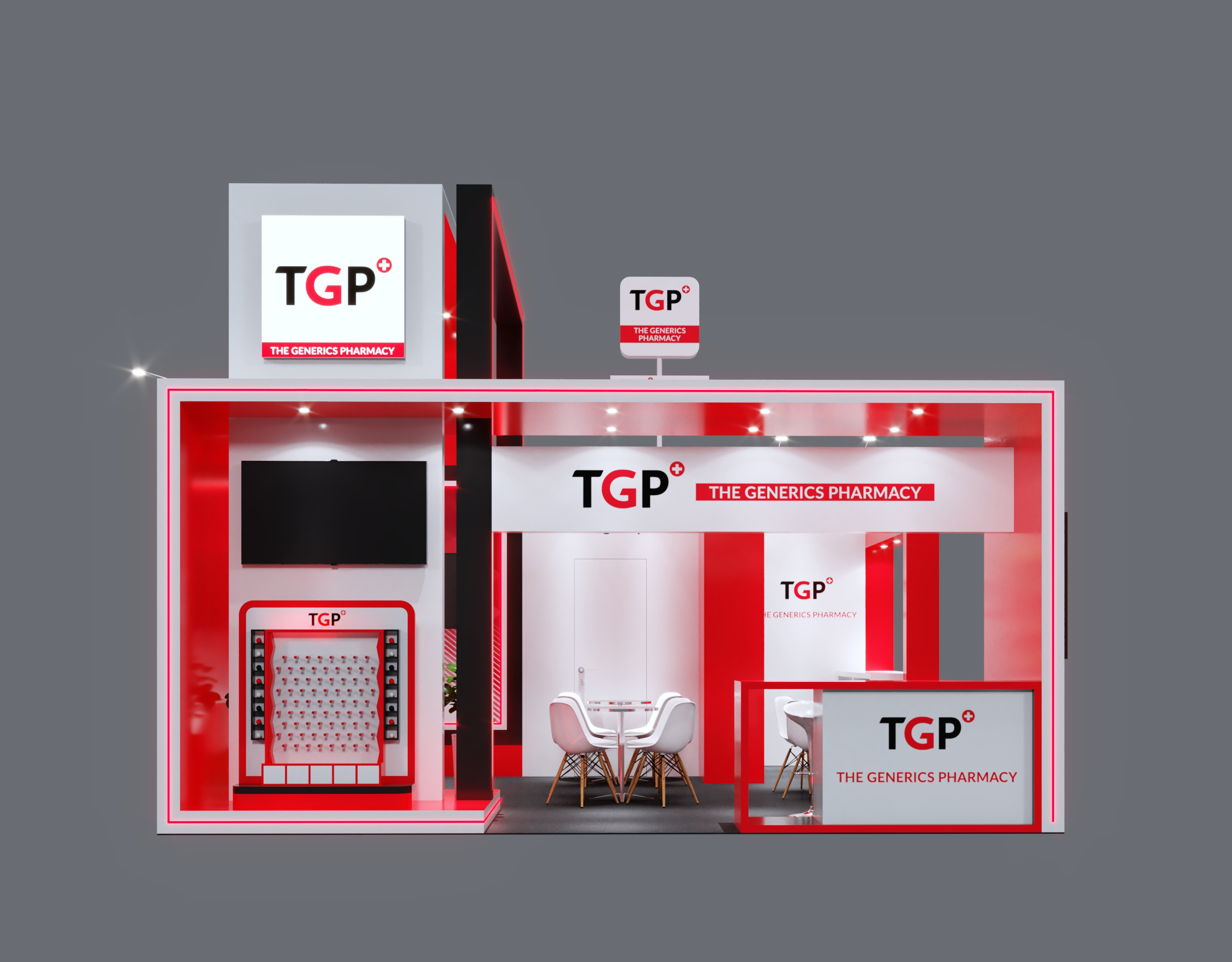 The Generics Pharmacy - Exhibition Booth Design-0