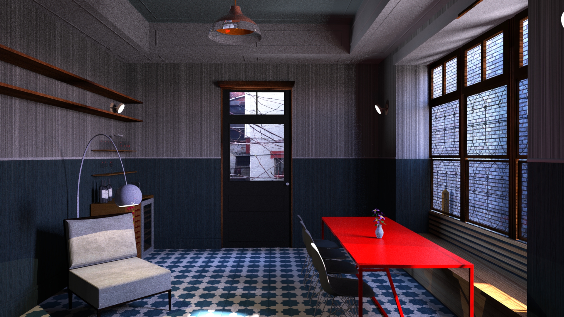 翻新褐石打造现代家庭建筑-9