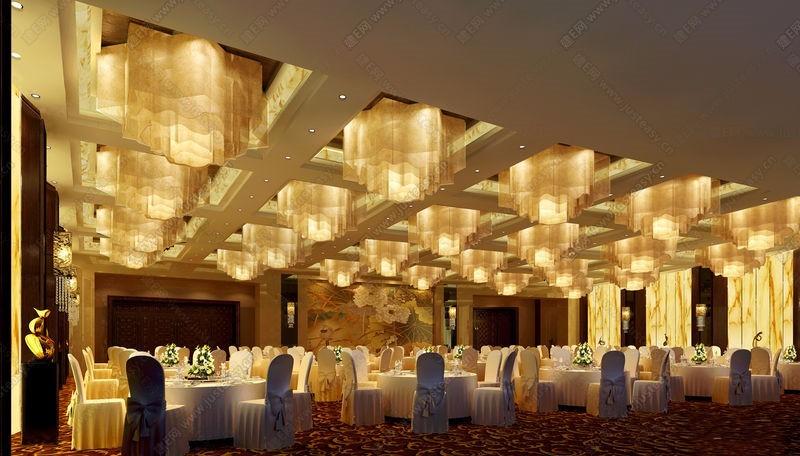 
济南宴会厅会议厅会议室装修装饰设计施工 -5