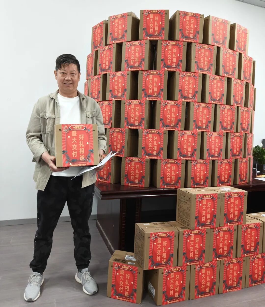 【今日五建】甘肃五建水岸雅居项目住宅楼如期交房-4