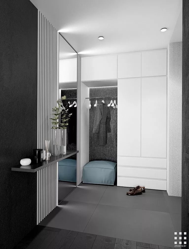 极简北欧风公寓设计，空间元素增添艺术风味-70