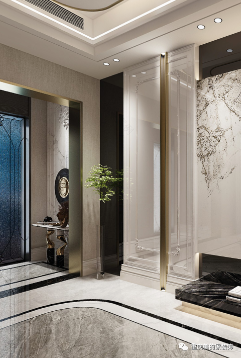 珠江城爱丽舍 300㎡法式轻奢雅居,演绎精致华丽生活-34