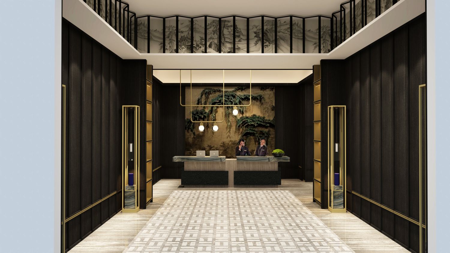 酒店大堂包间-1