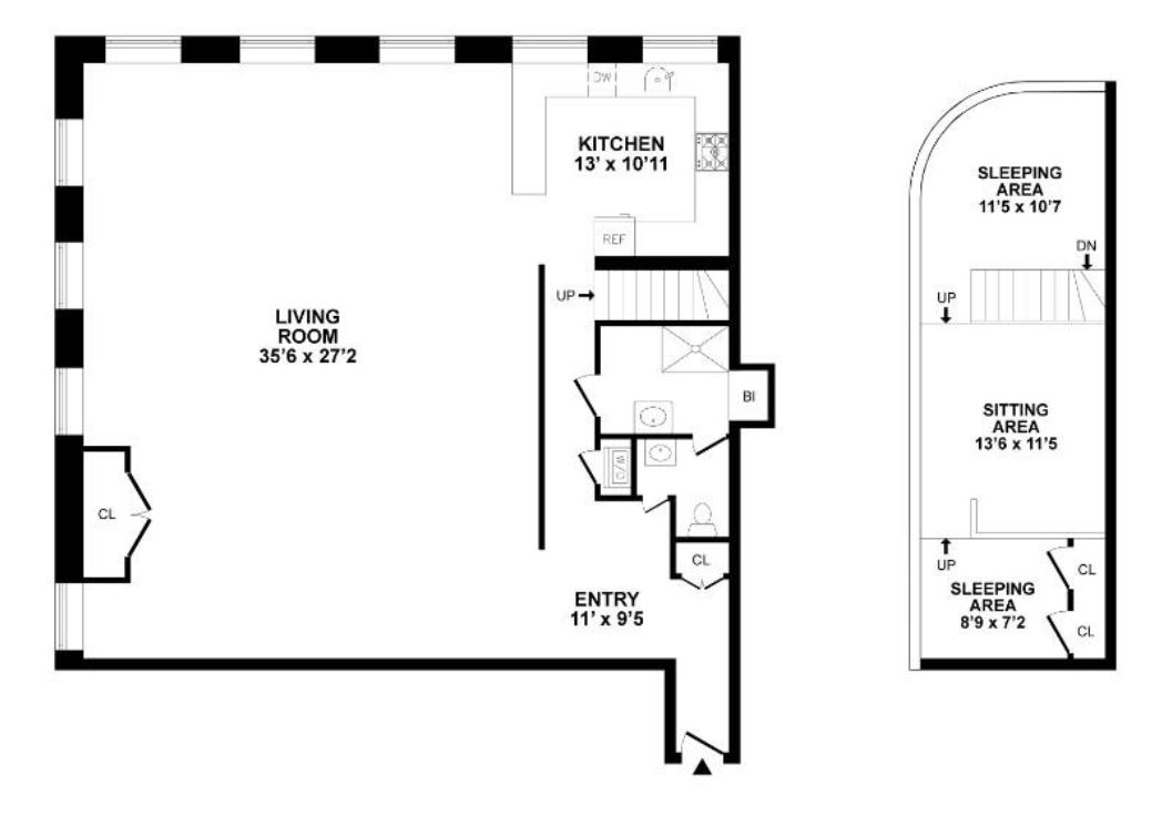 纽约翠贝卡历史悠久的阁楼翻新丨黎巴嫩贝卡丨Andrea Leung-41