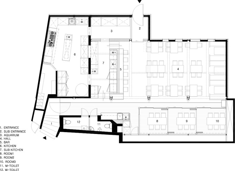 古老与现代共融的 Gwanghwamunhaemul 餐厅设计-7