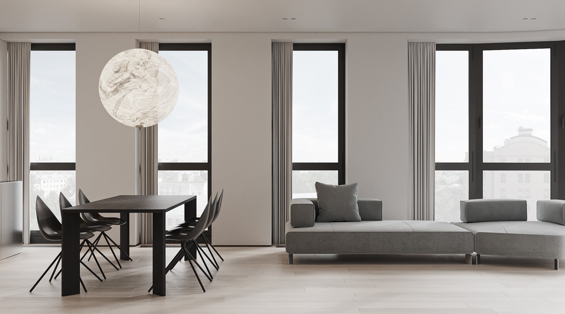 92㎡简约风住宅设计 独具品味！-3