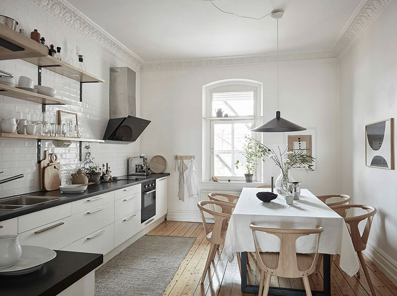 斯堪的纳维亚风复式公寓 | 简约温暖的米色空间-16