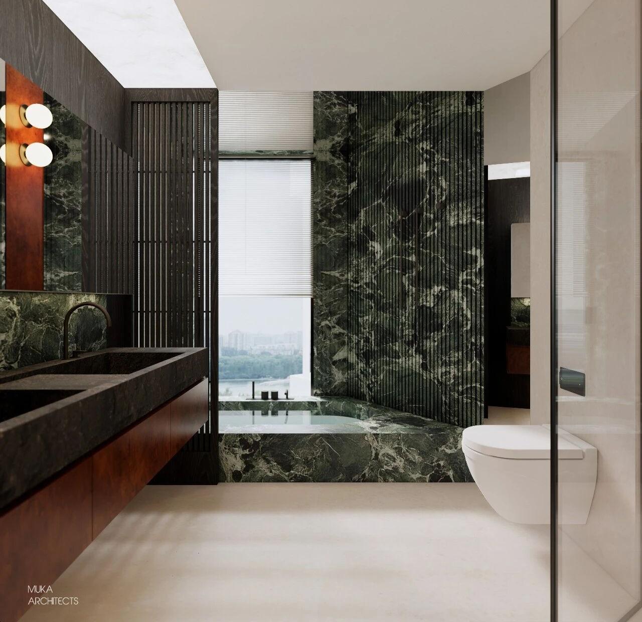 木卡建筑设计 · 上海350㎡滨江景观宅丨中国上海丨上海木卡建筑设计-42