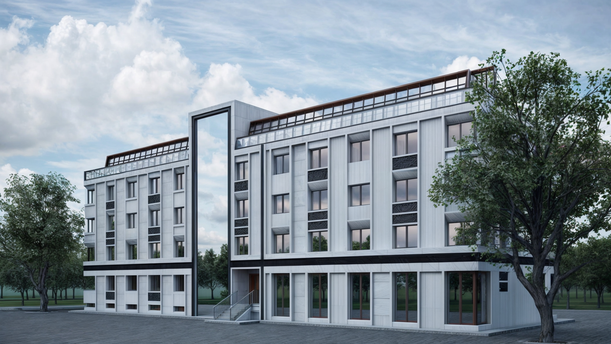 project of a standard house for the city of Magadan-1