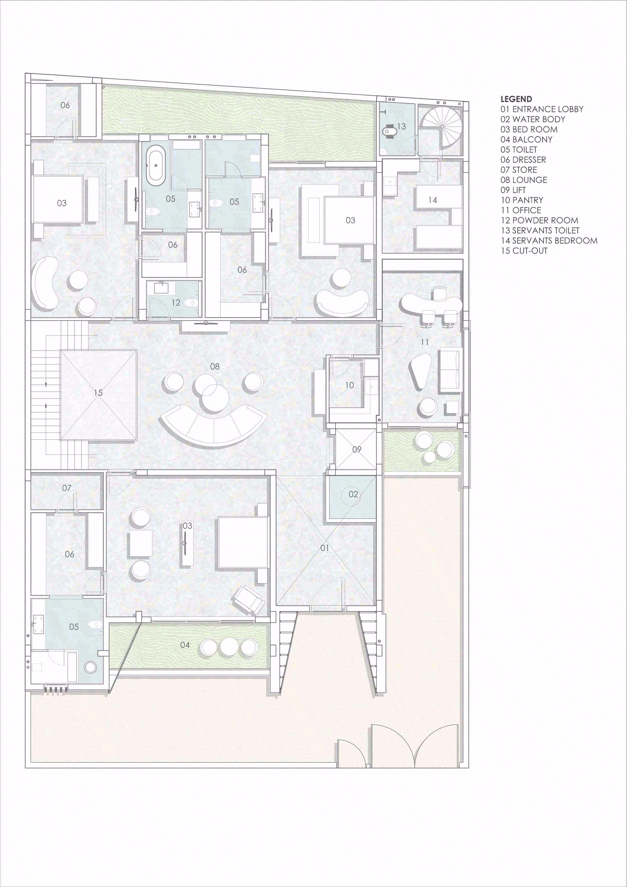 舞屏之屋丨印度丨Spaces Architects @ka-17