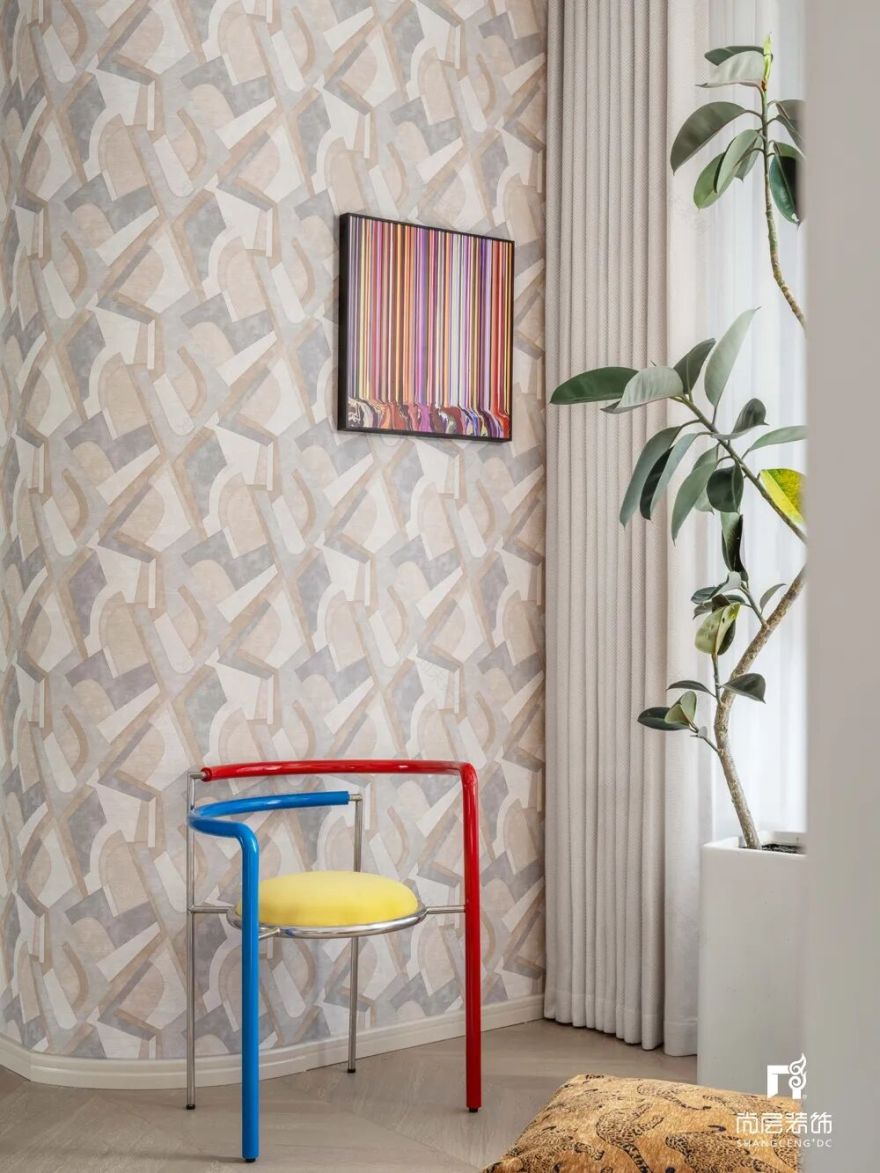 住进600㎡“蒙德里安”的画里,阅读博主申怡的色彩灵感屋-65