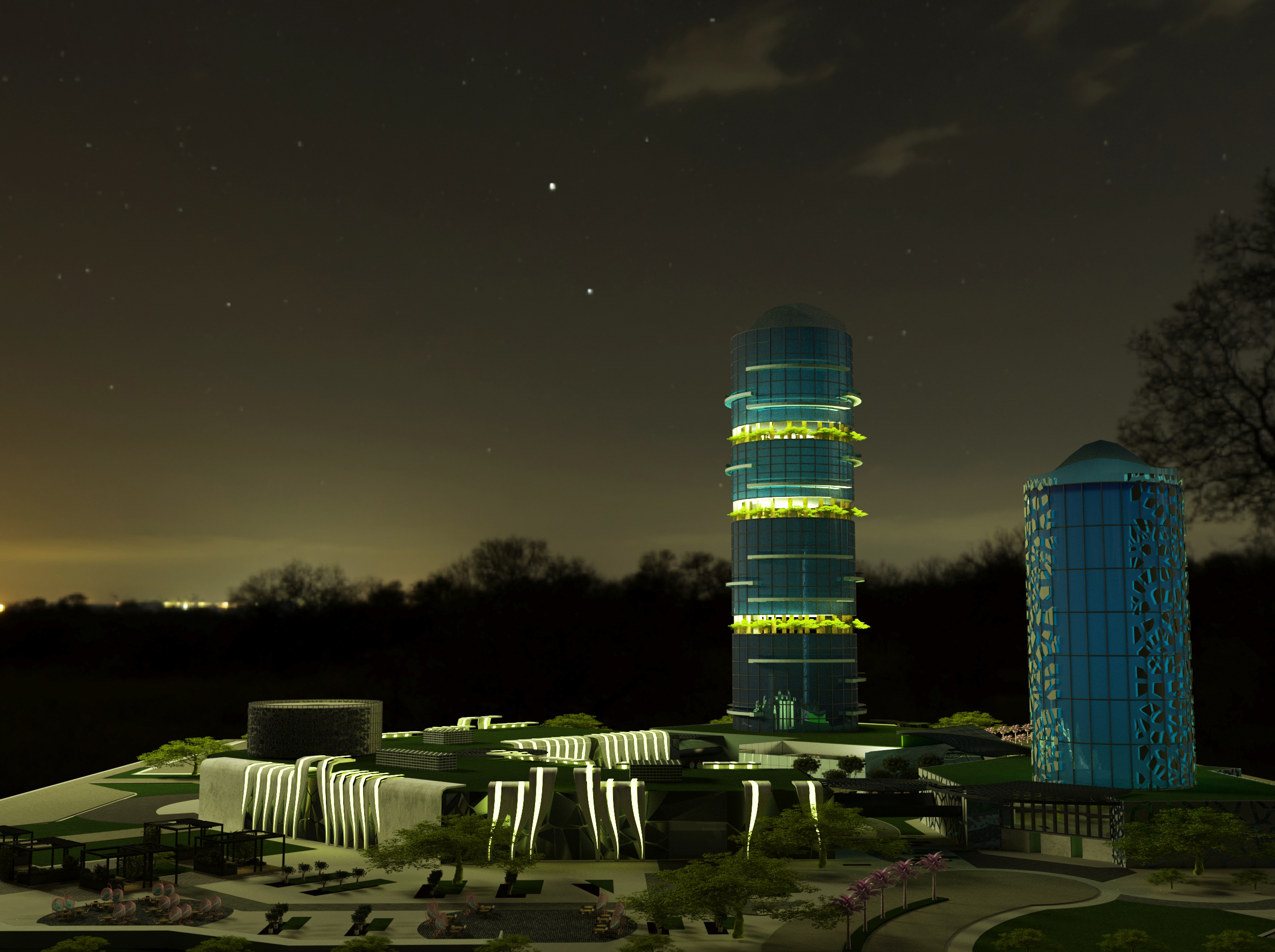 Mixed use tower ( Hotel , Commercial , Administrative )-1