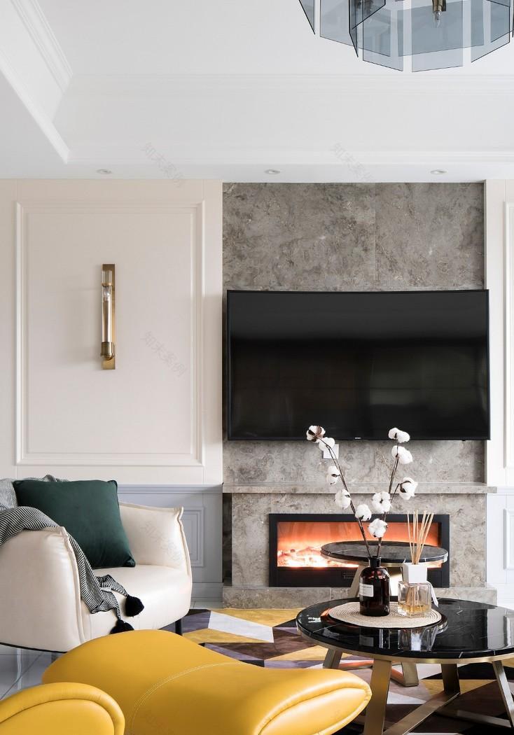 上海谷辰设计丨平层丨【阳光盒子】清爽美式里的优雅慢生活-10