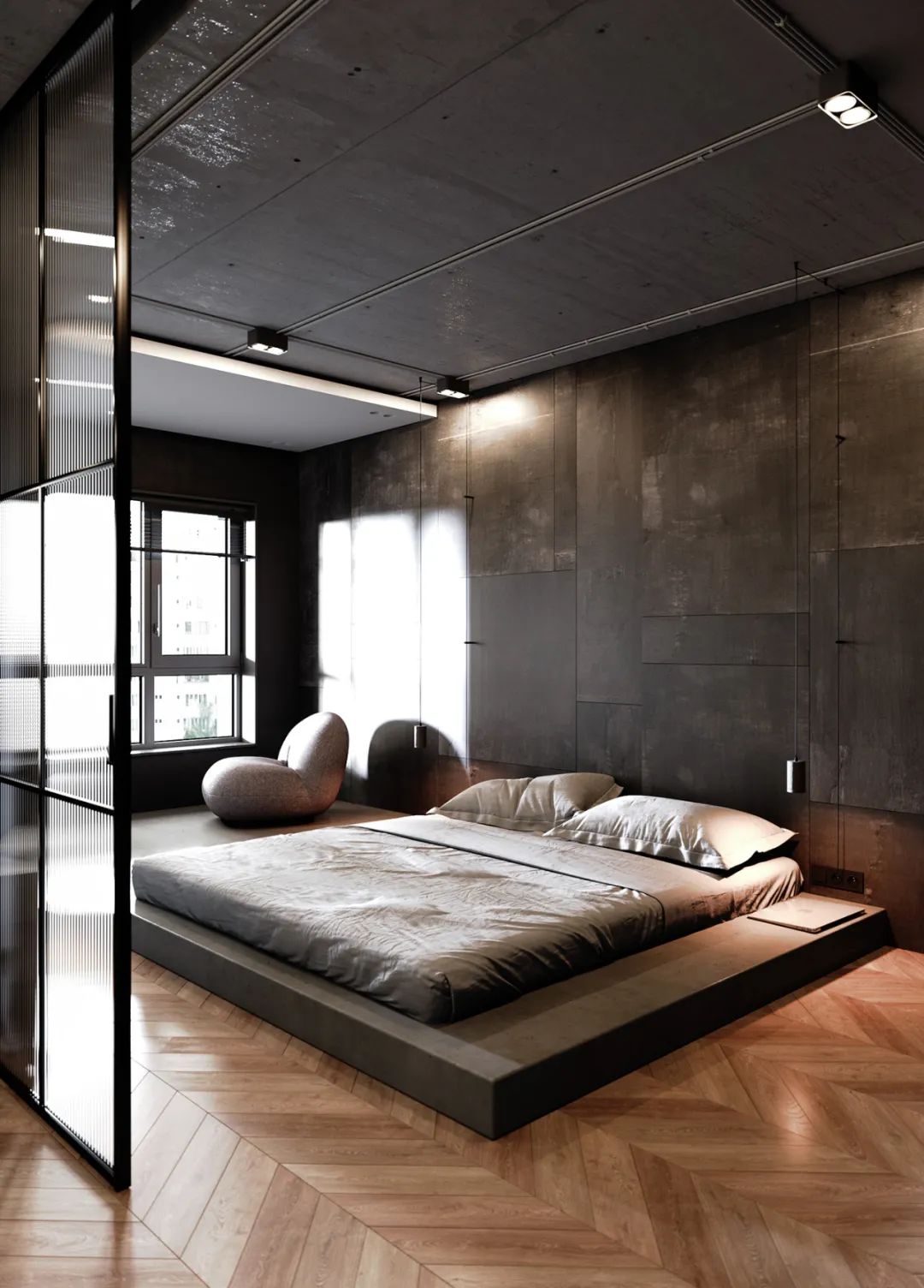 现代奢华 · 水泥灰公寓设计丨Konstantin Kildinov-46