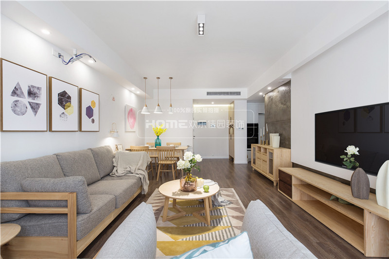 都会路苑北欧风空间,原木与素水泥的层次美学-37