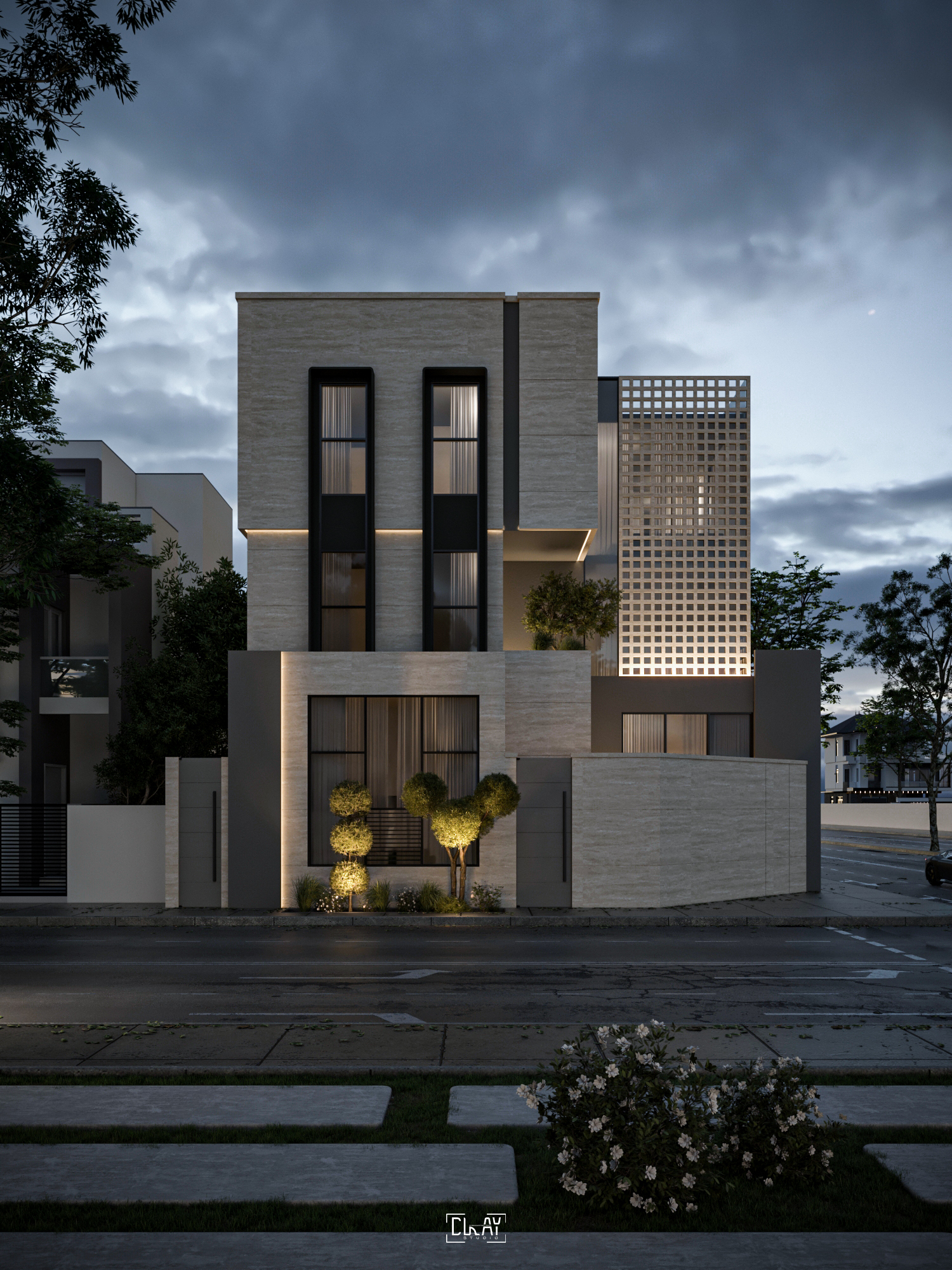 别墅立面设计-17