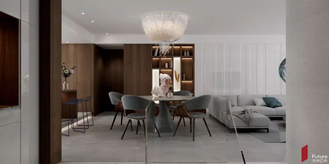 万科四季公园 260㎡四口之家,温馨生活空间-13