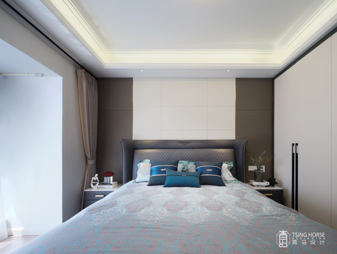 西安公馆一号 198㎡轻奢大平层设计 | 温馨、硬朗与轻奢的平衡-40