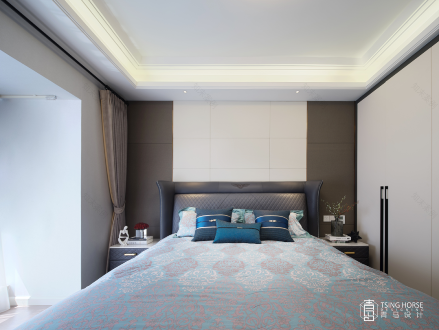 西安公馆一号 198㎡轻奢大平层设计 | 温馨、硬朗与轻奢的平衡-40