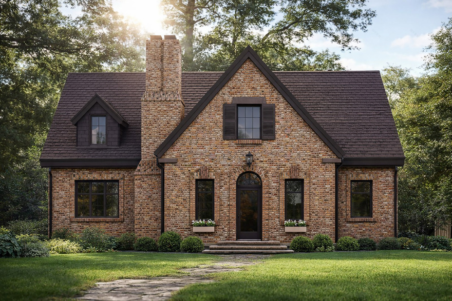 都铎式房屋丨俄罗斯莫斯科丨Anastasiia Muratova-0