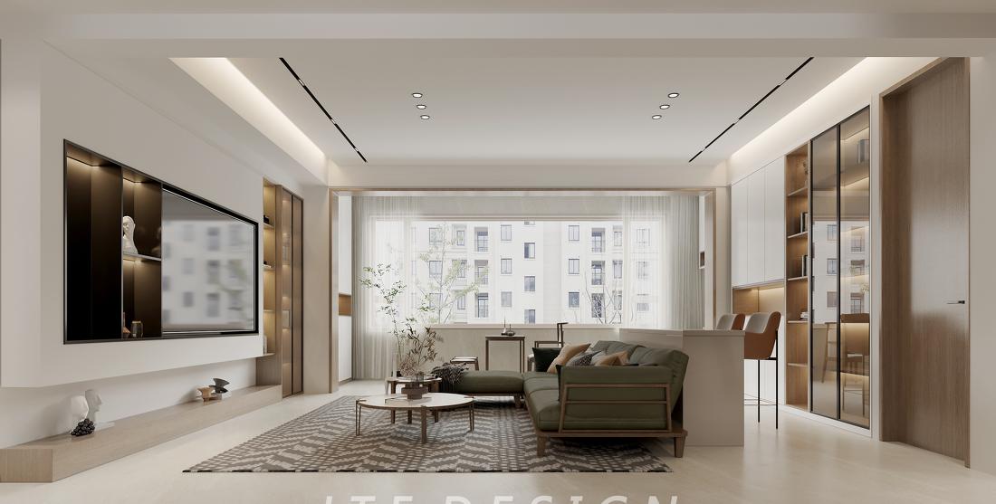 贾天峰丨平层丨
西城首府现代风格 -1