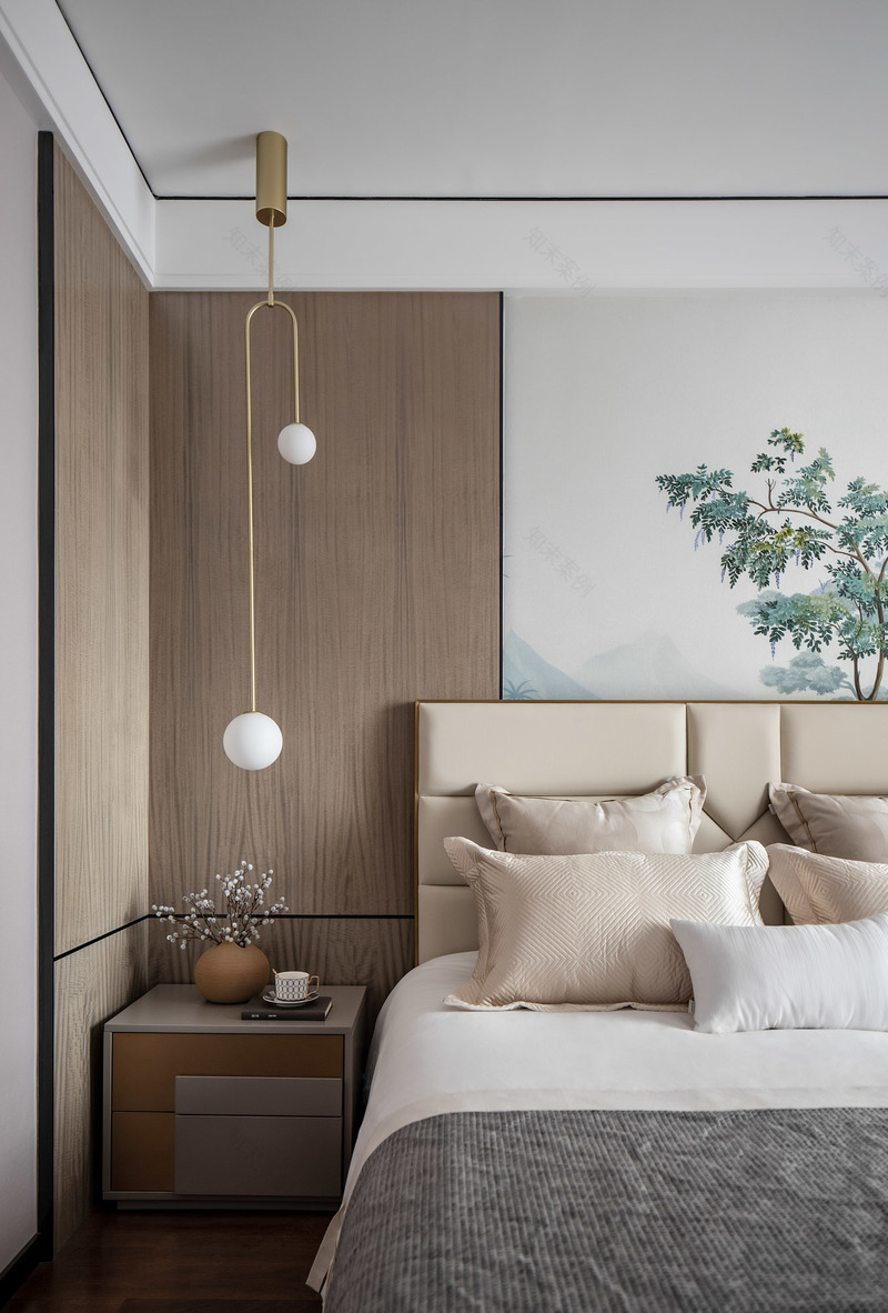 万科汉口传奇·唐樾轻奢风精装房设计,空间潜力极致发挥-30