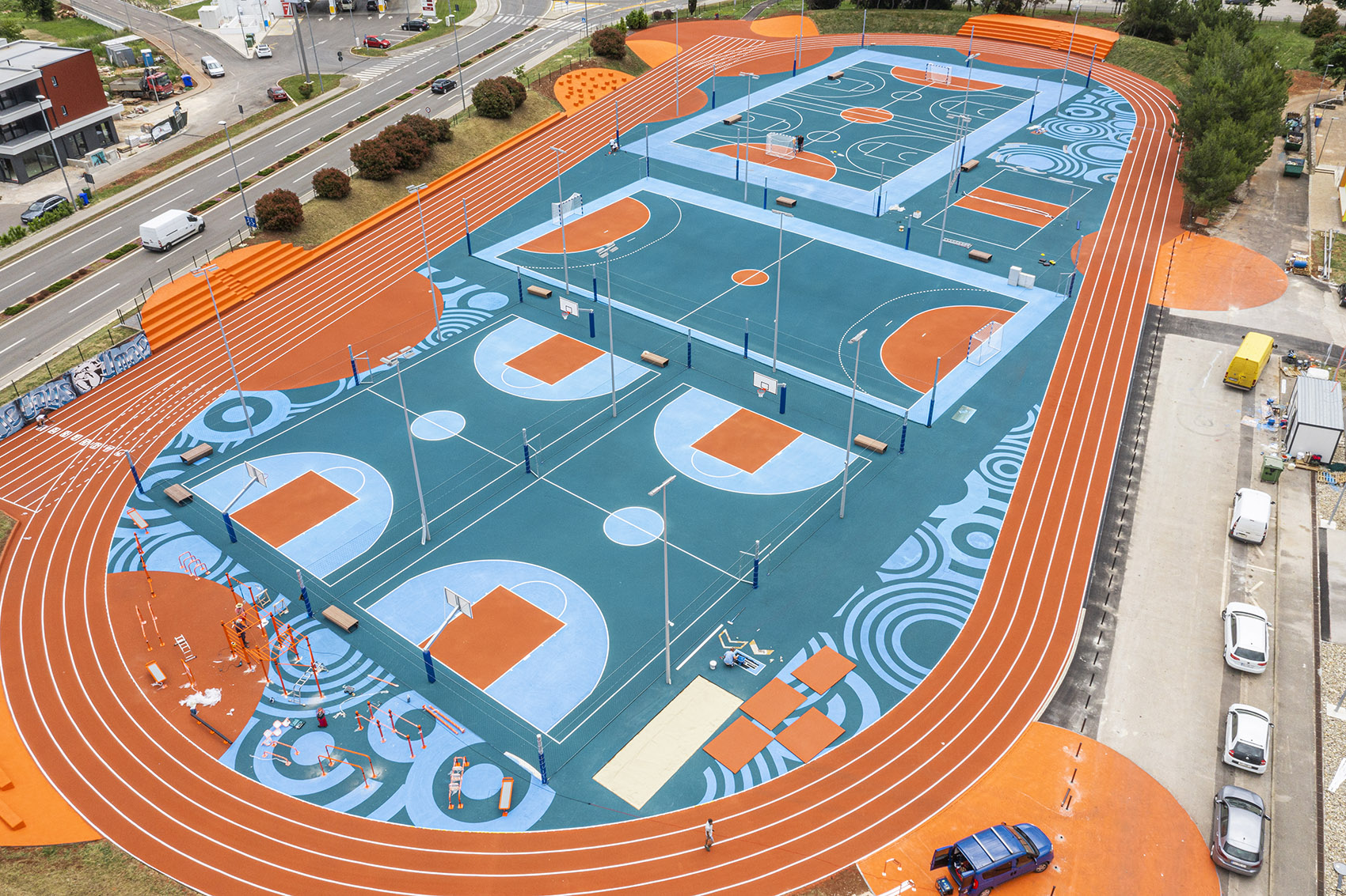 克罗地亚 Marija i Lina 小学运动场丨Nenad Marić-34