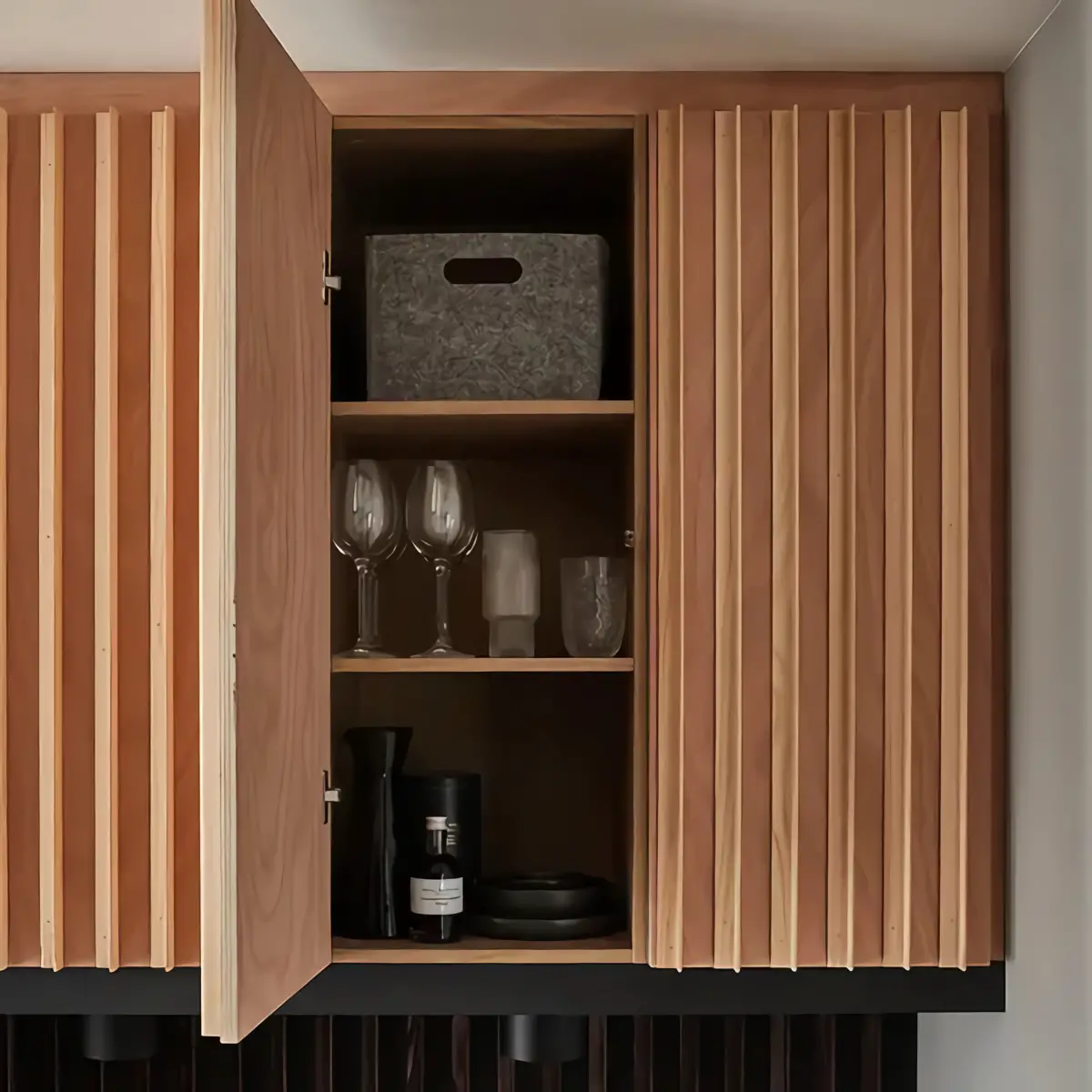 时尚工业风客厅,融入独特设计壁炉-5